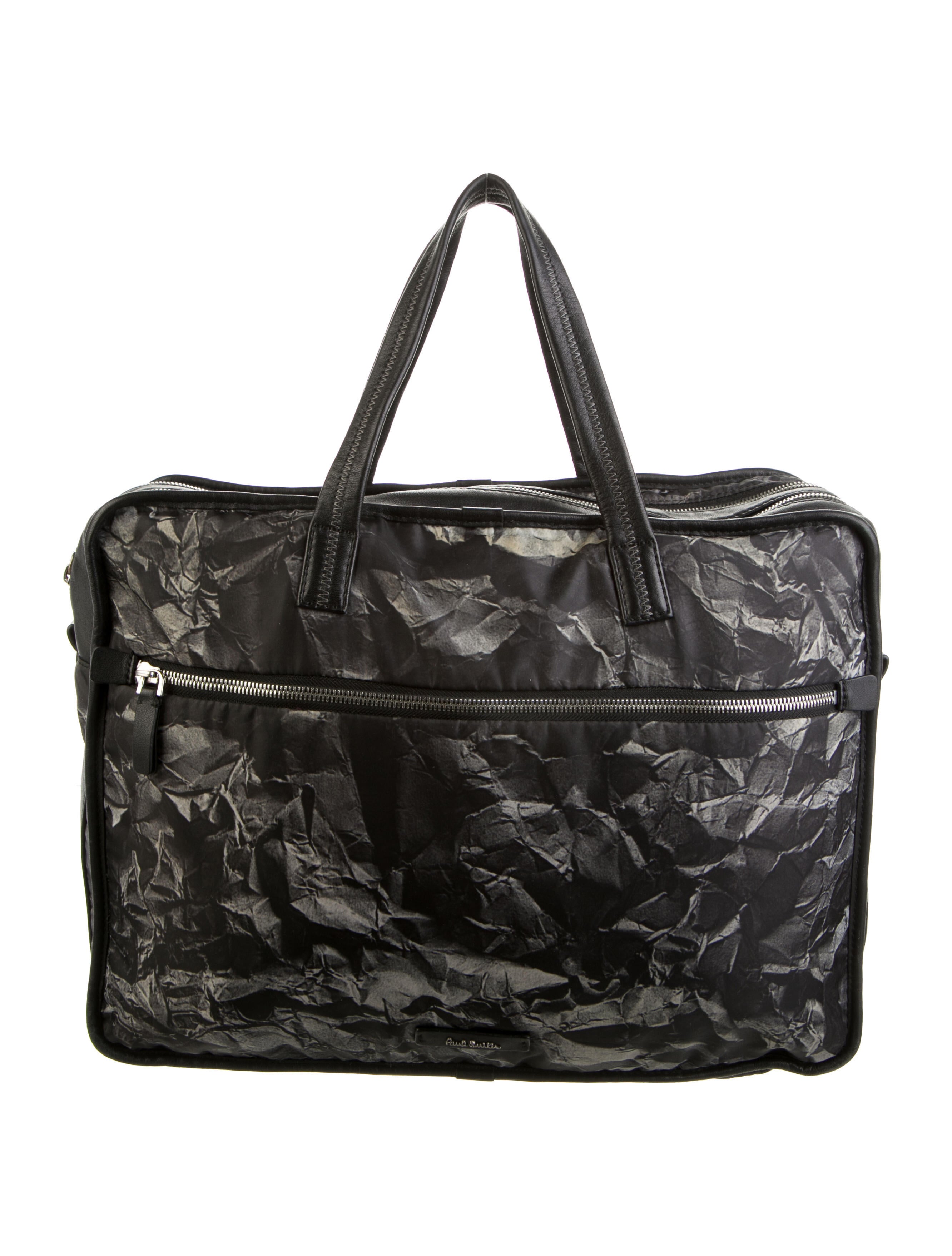 Tumi Nylon LeatherTrimmed Satchel Green Satchels, Bags TMI46217