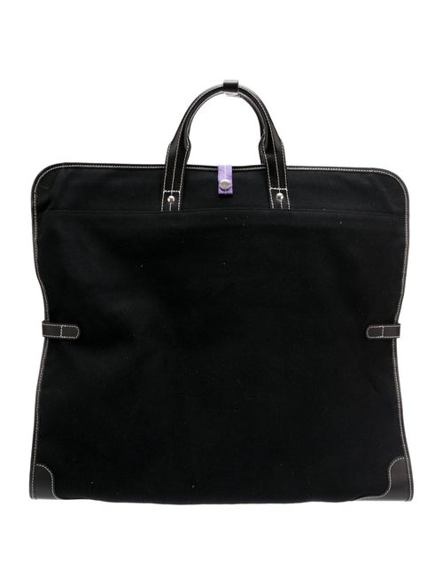 Paul Smith Leather Trimmed Canvas Garment Bag