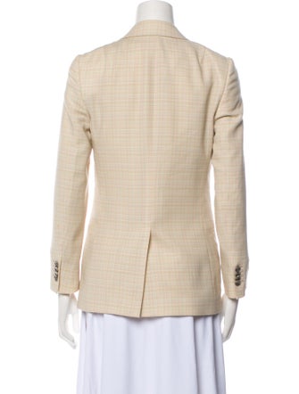 Paul Smith Wool Plaid Print Blazer