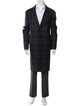 Paul Smith Wool Plaid Print Overcoat