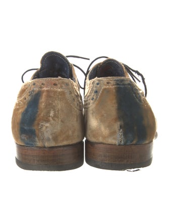 Paul Smith Velvet Printed Brogues