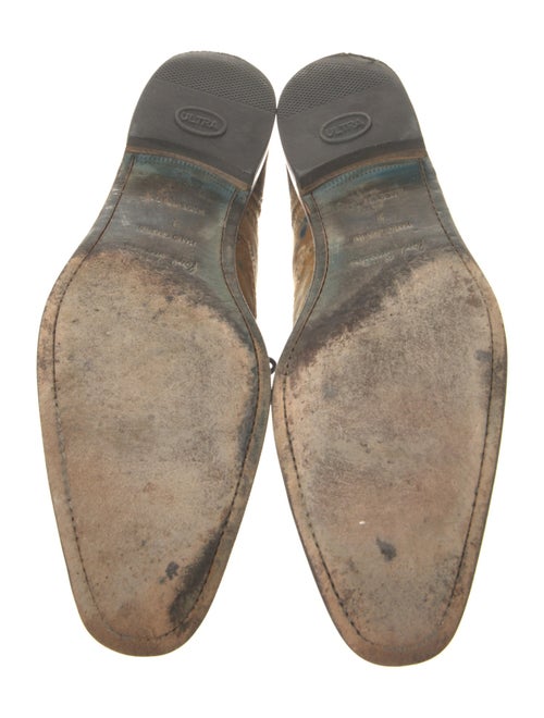 Paul Smith Velvet Printed Brogues