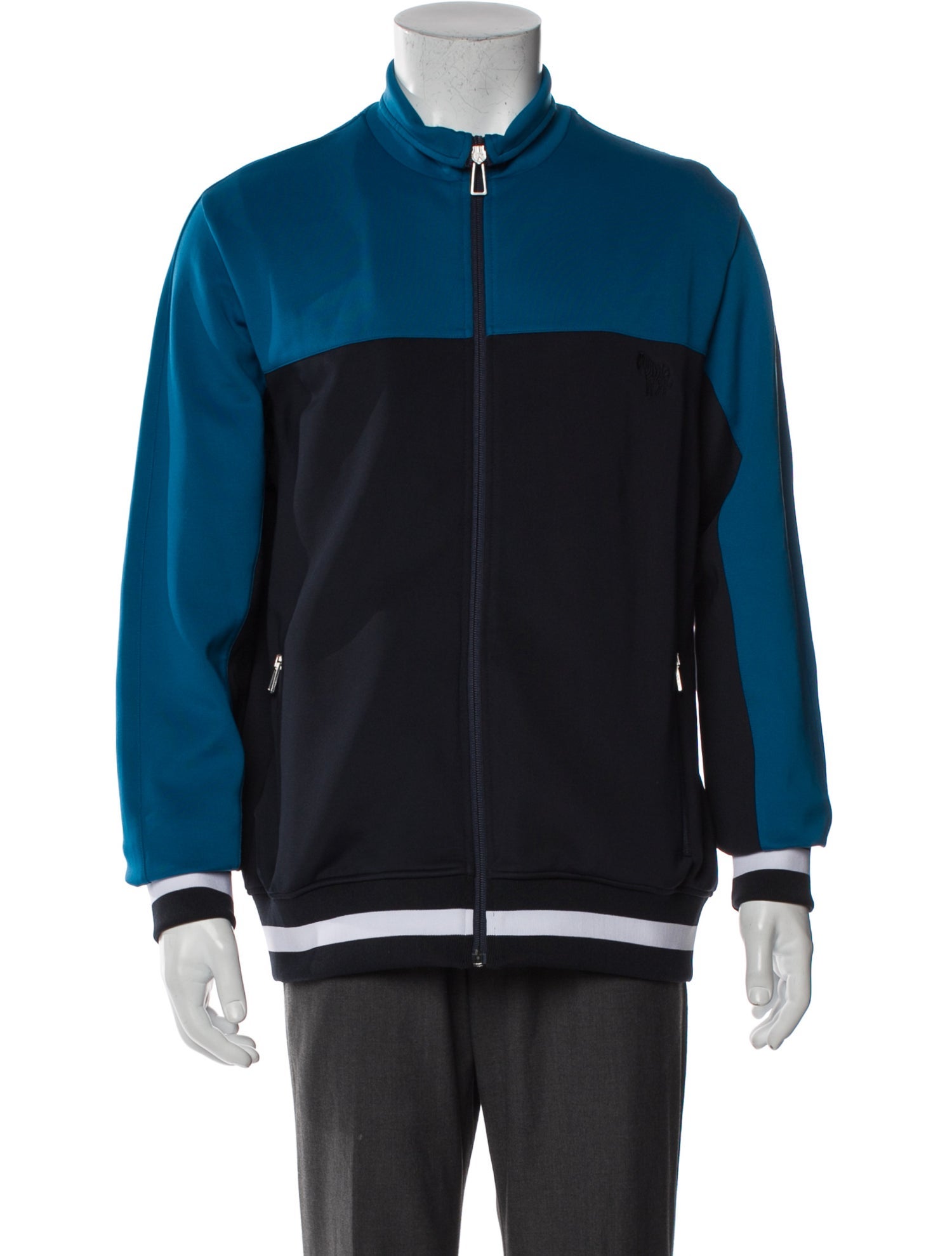 Paul Smith Colorblock Pattern Windbreaker