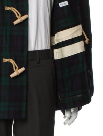 Paul Smith Wool Plaid Print Jacket