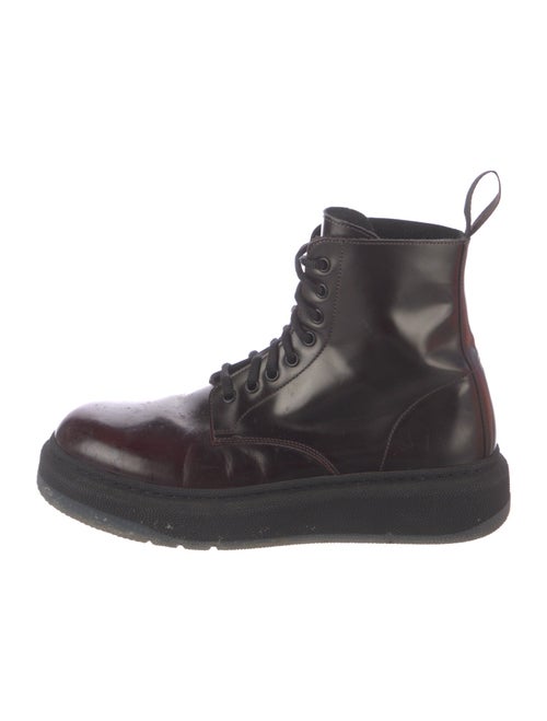Paul Smith Leather Combat Boots