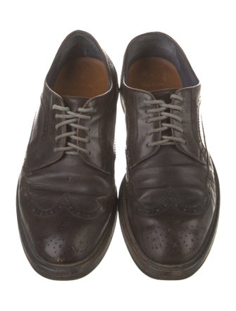 Paul Smith Leather Eyelet Trim Brogues