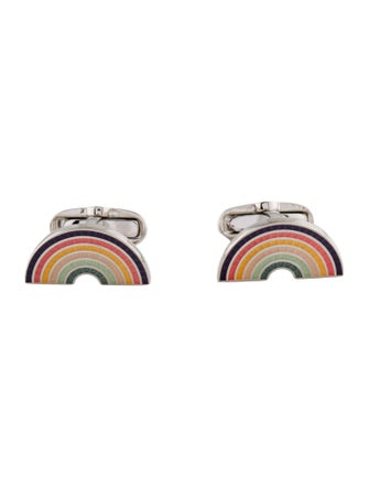 Paul Smith Enamel Rainbow Cufflinks