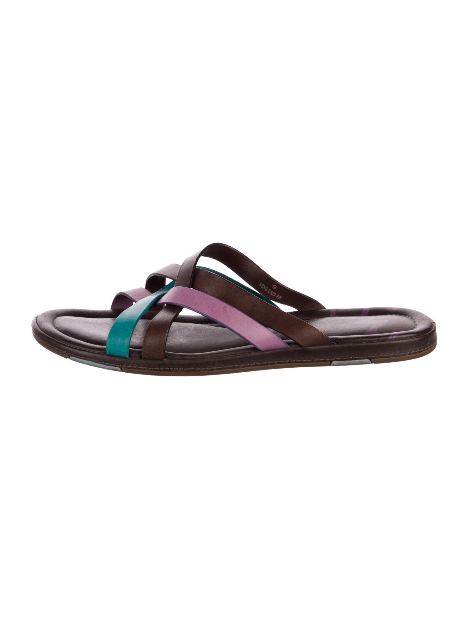 Paul Smith Leather Printed Slides