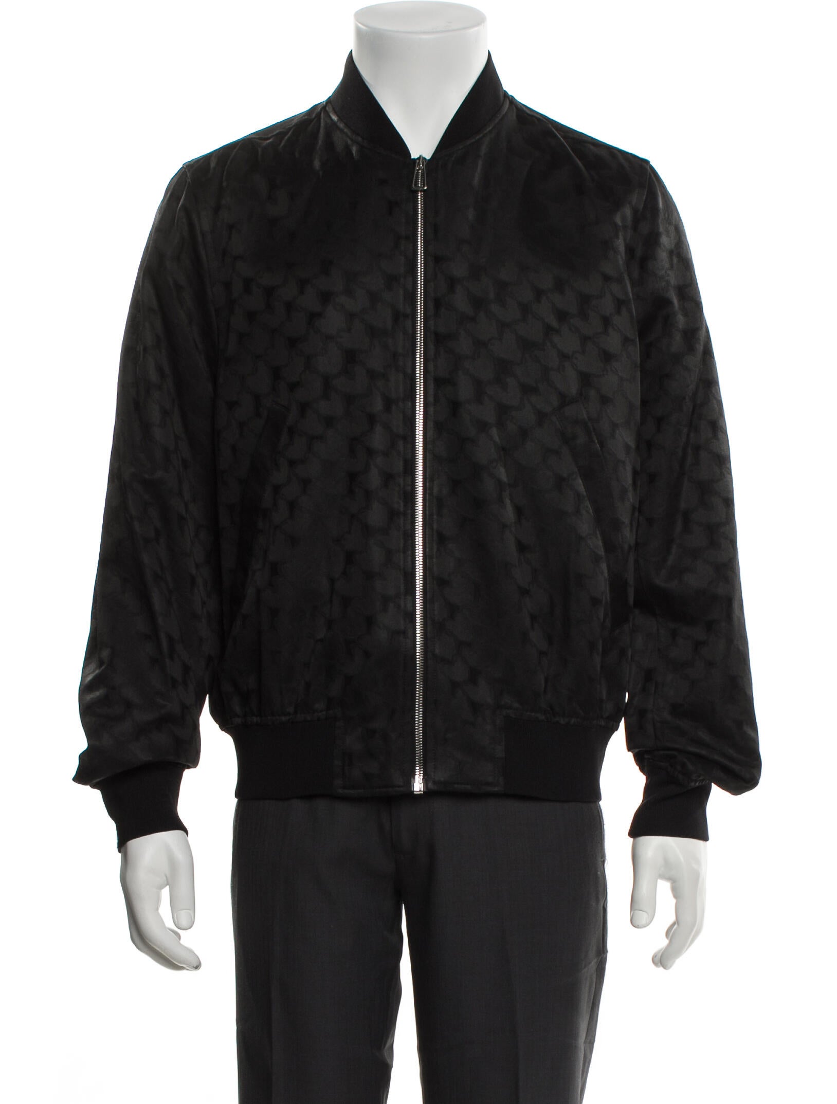 Paul Smith Wool Graphic Print Bomber Jacket