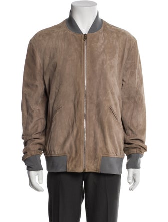 Paul Smith Leather Bomber Jacket