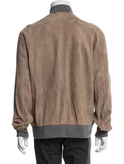 Paul Smith Leather Bomber Jacket