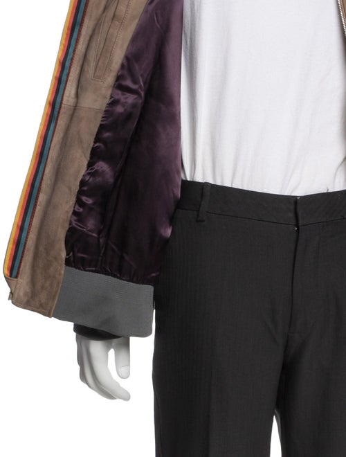 Paul Smith Leather Bomber Jacket