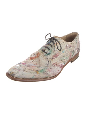 Paul Smith Canvas Printed Brogues