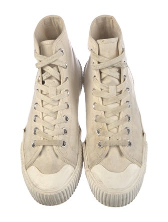 Paul Smith Canvas Lace-Up Boots