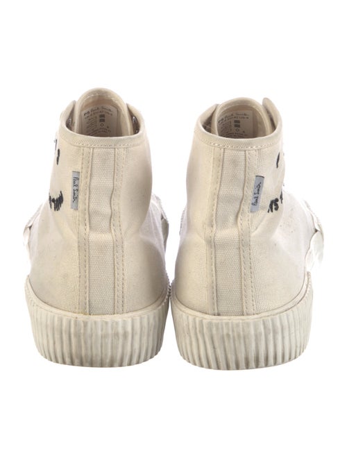 Paul Smith Canvas Lace-Up Boots