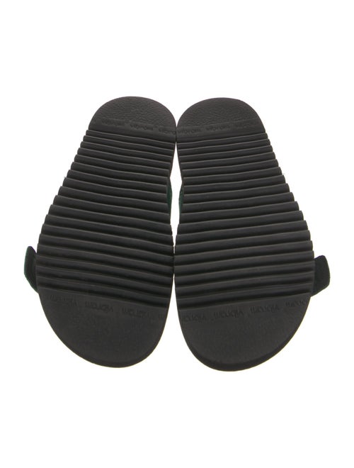 Paul Smith Suede Colorblock Pattern Slides