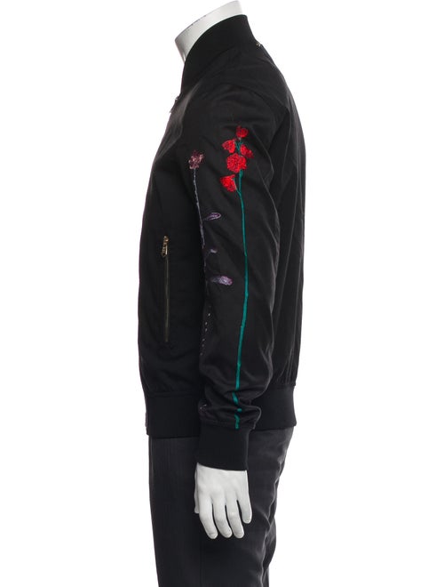 Paul Smith Wool Graphic Print Bomber Jacket