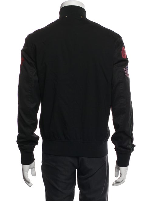 Paul Smith Wool Graphic Print Bomber Jacket