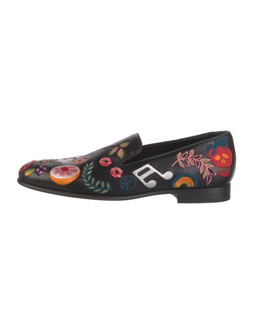 Paul Smith Leather Printed Loafers