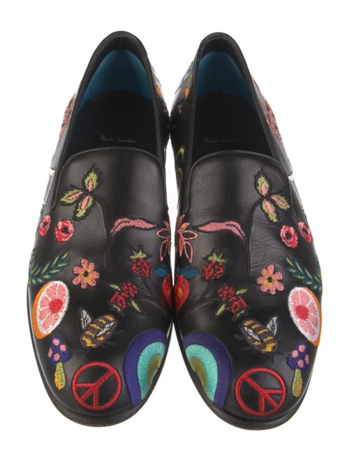 Paul Smith Leather Printed Loafers