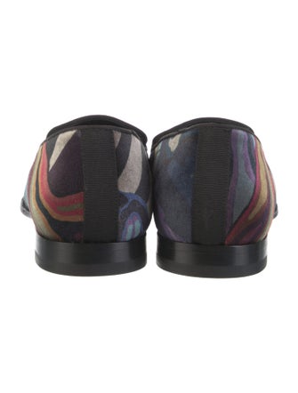 Paul Smith Velvet Printed Loafers