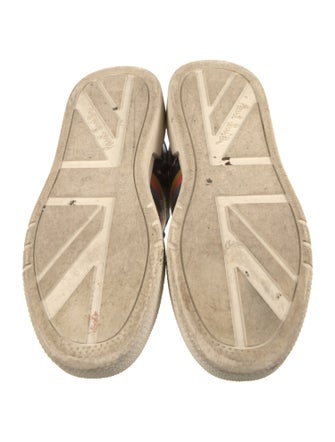 Paul Smith Leather Printed Sneakers