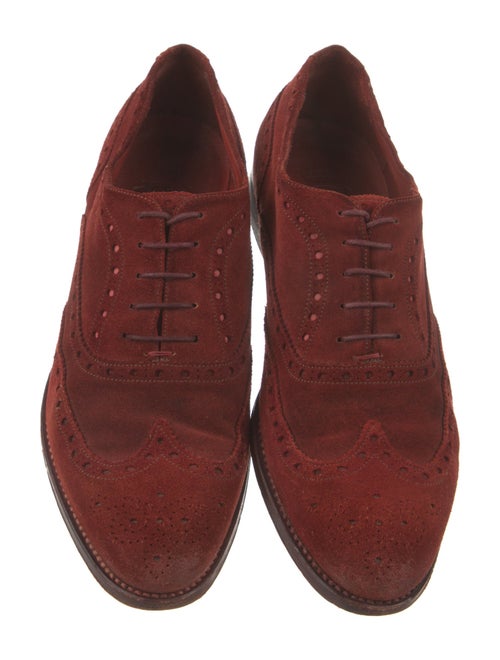 Paul Smith Suede Lasercut Accents Loafers