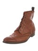 Paul Smith Leather Lace-Up Boots