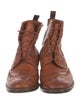 Paul Smith Leather Lace-Up Boots