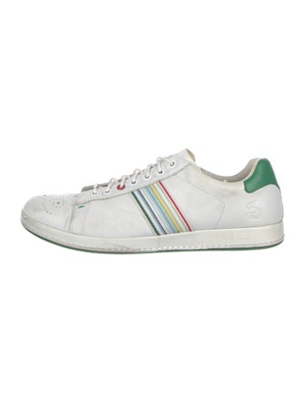 Paul Smith Leather Printed Sneakers