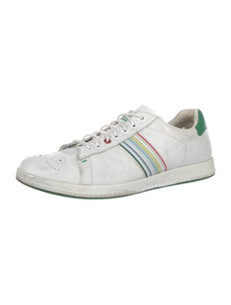 Paul Smith Leather Printed Sneakers