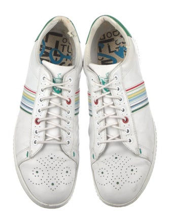 Paul Smith Leather Printed Sneakers