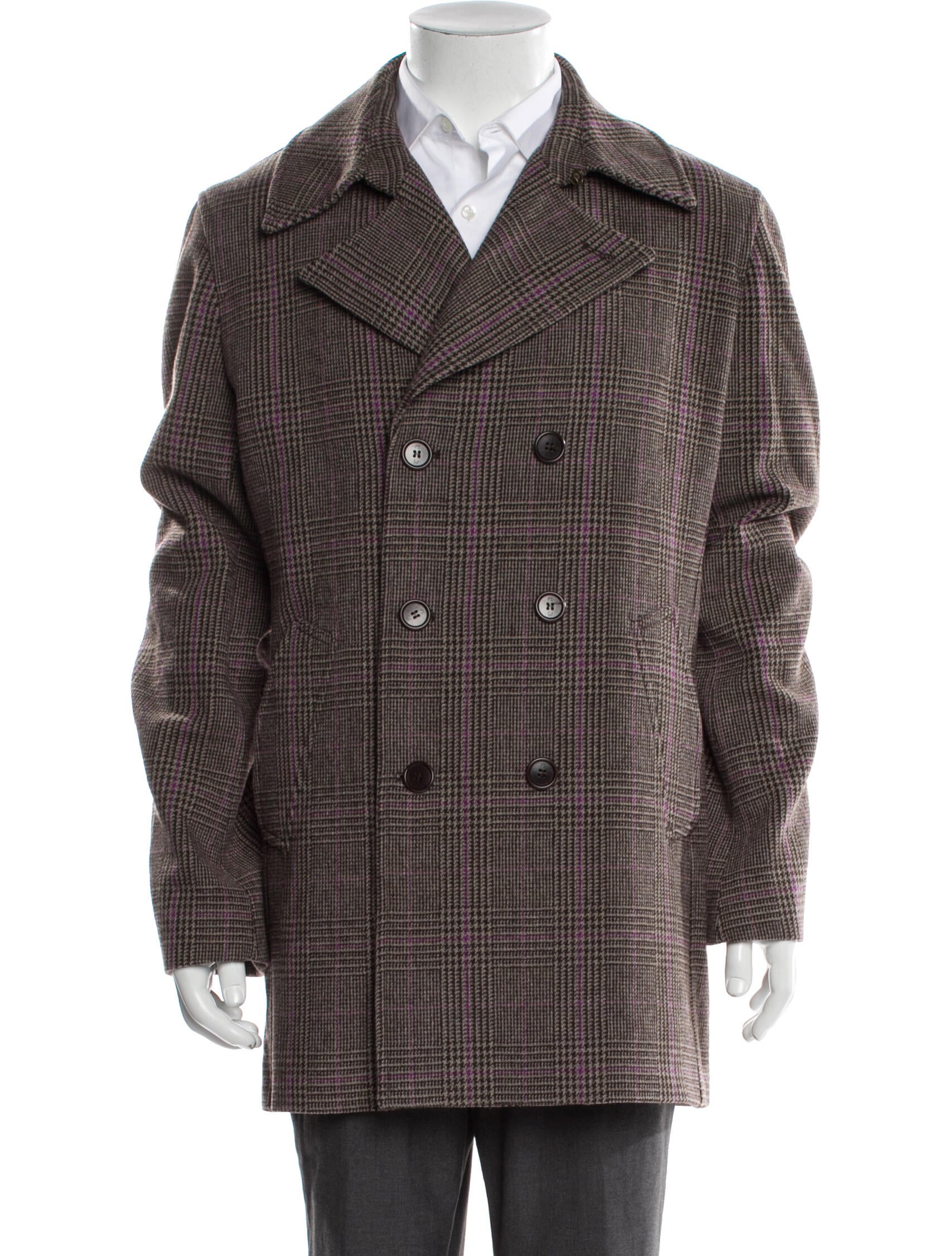 Paul Smith Wool Houndstooth Print Blazer