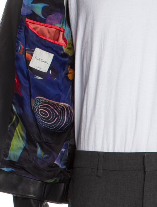 Paul Smith Graphic Print Moto Jacket