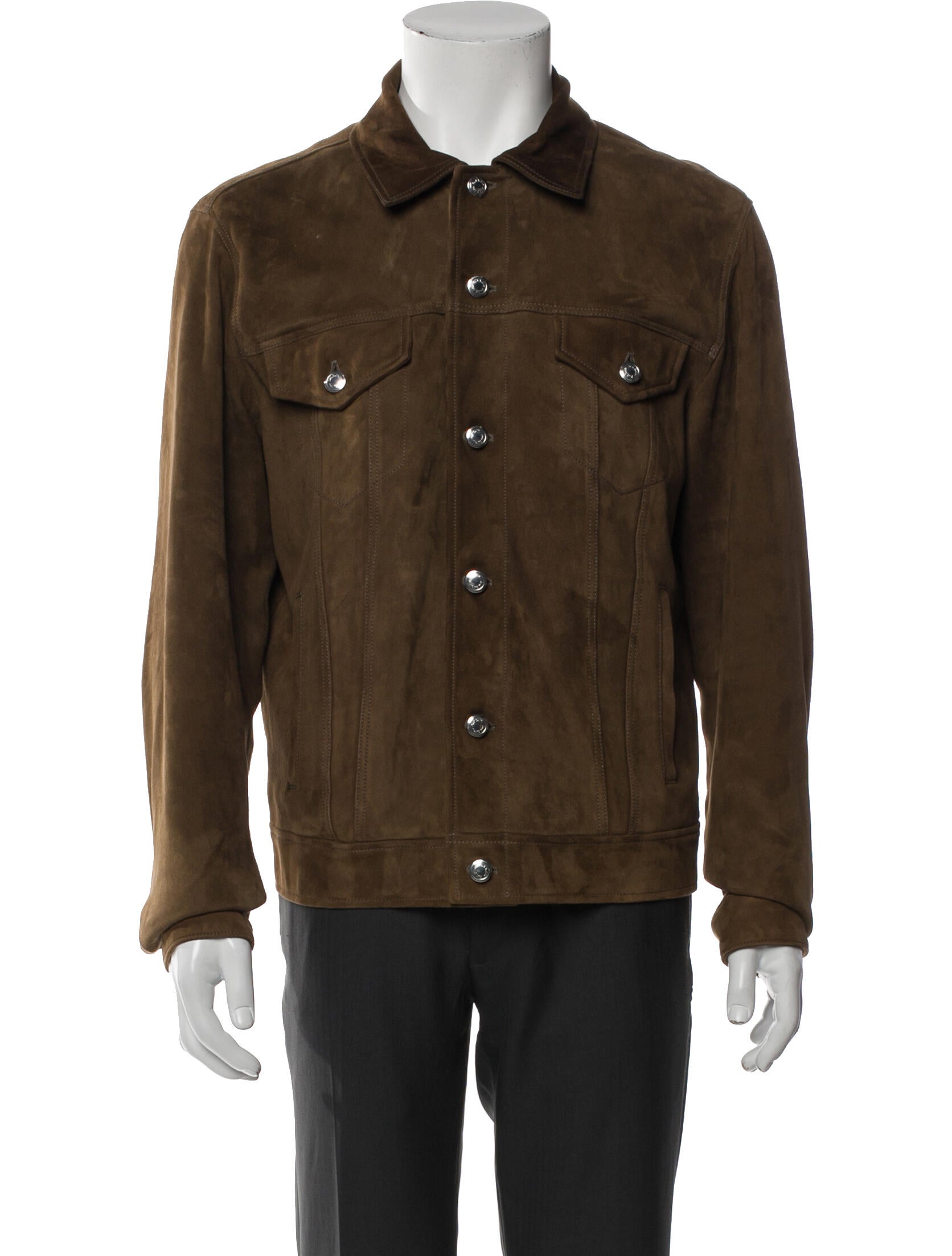 Paul Smith Leather Trucker Jacket