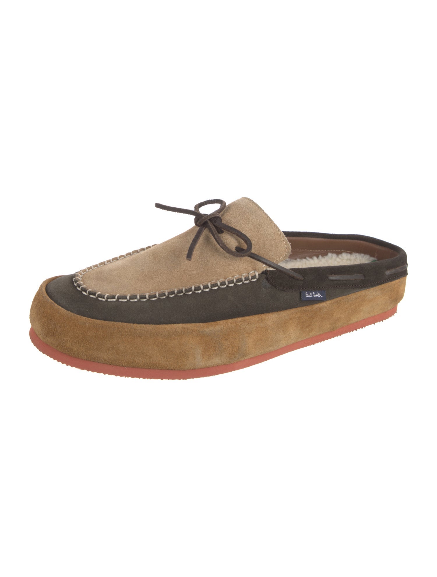 Paul Smith Suede Colorblock Pattern Espadrilles
