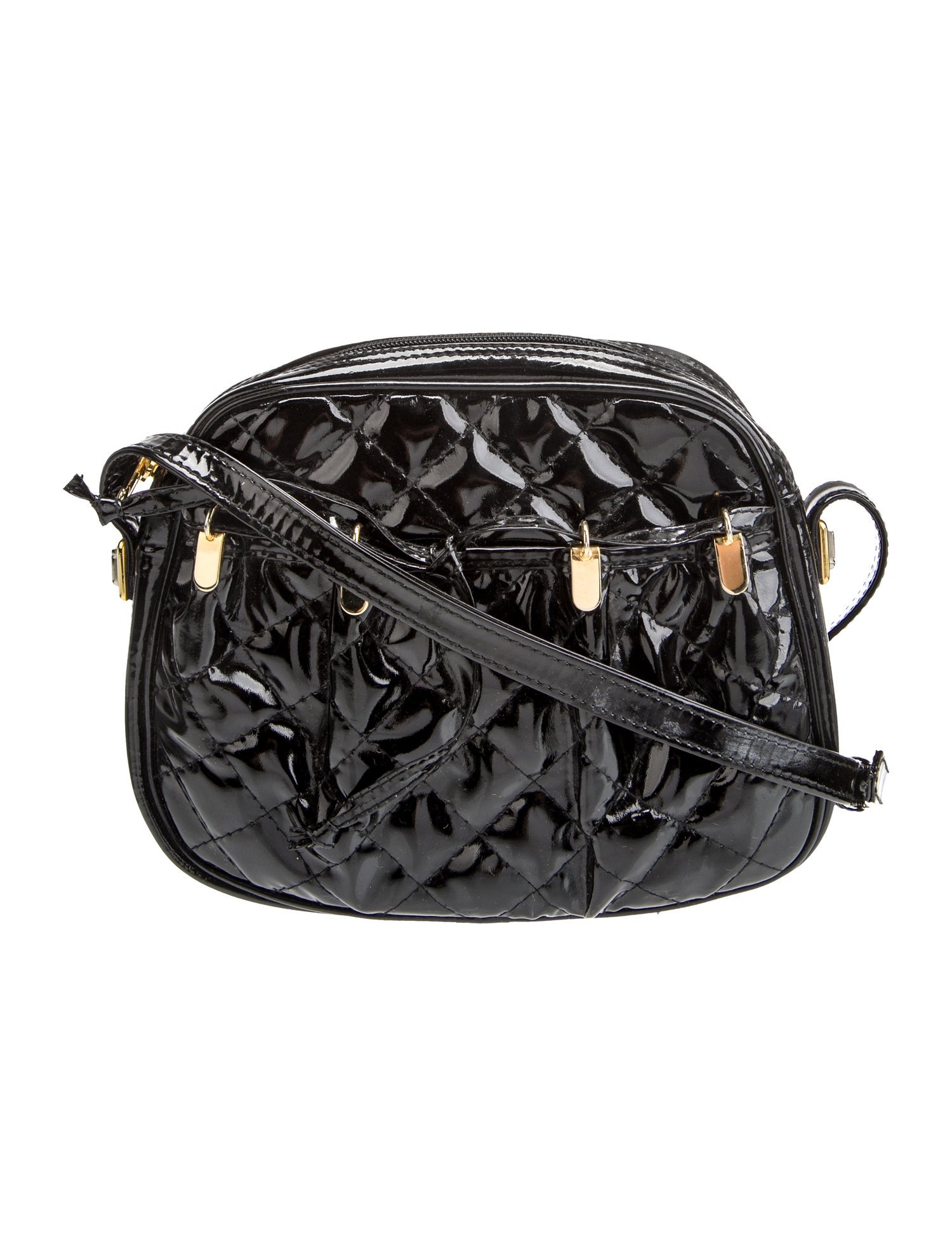 Judith Leiber Patent Leather Crossbody Bag