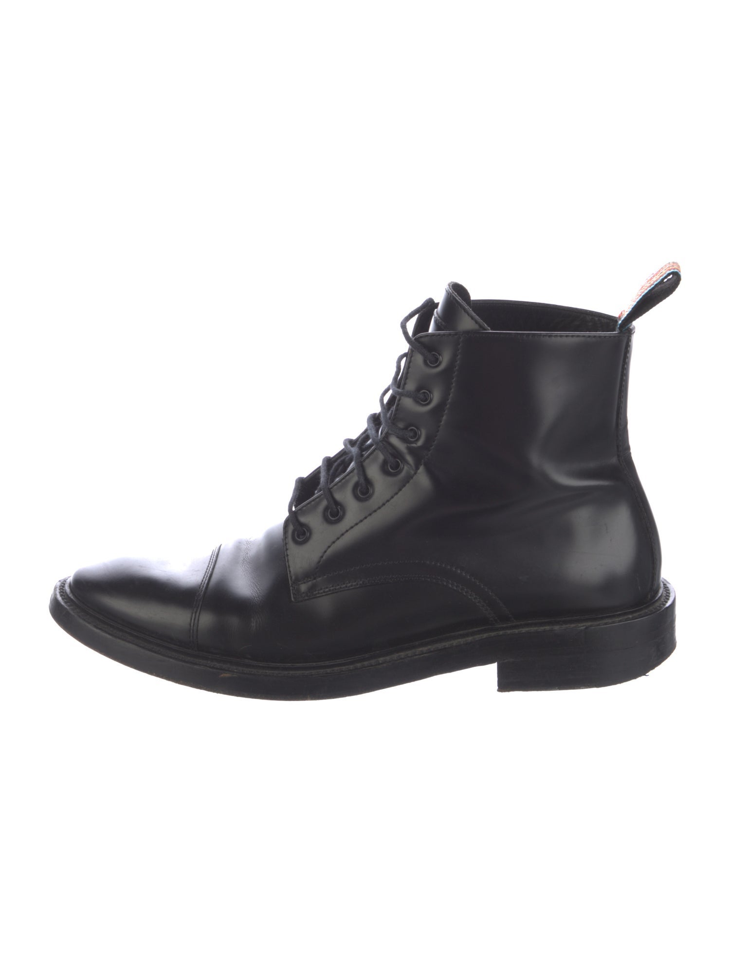 Paul Smith Leather Lace-Up Boots