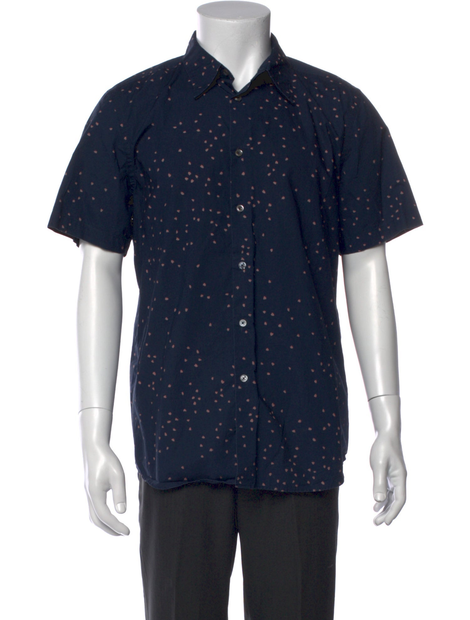 Paul Smith Polka Dot Print Short Sleeve Shirt