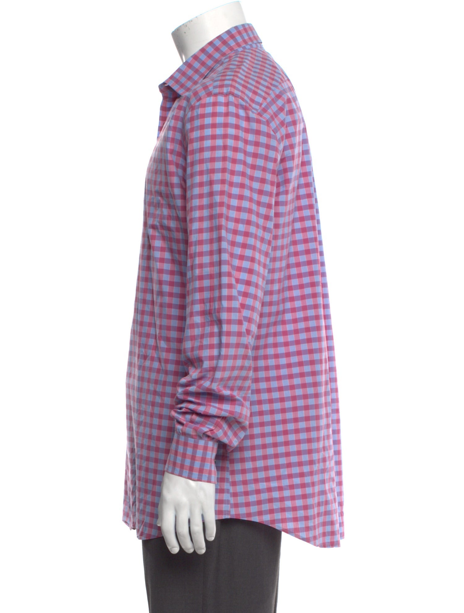 Paul Smith Plaid Print Long Sleeve Dress Shirt