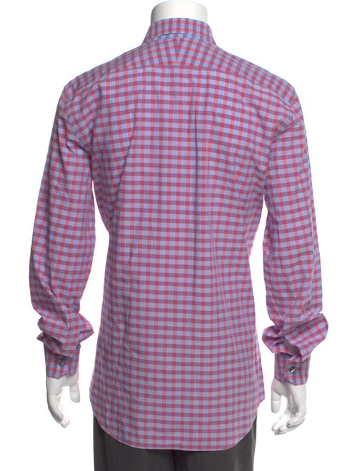 Paul Smith Plaid Print Long Sleeve Dress Shirt