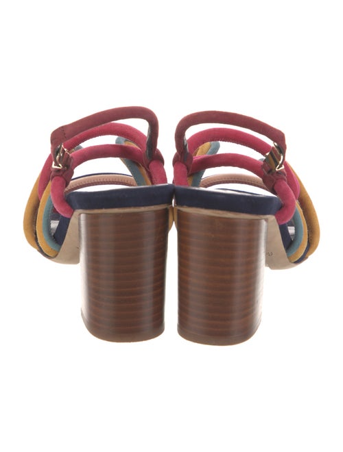 Paul Smith Suede Printed Slingback Sandals