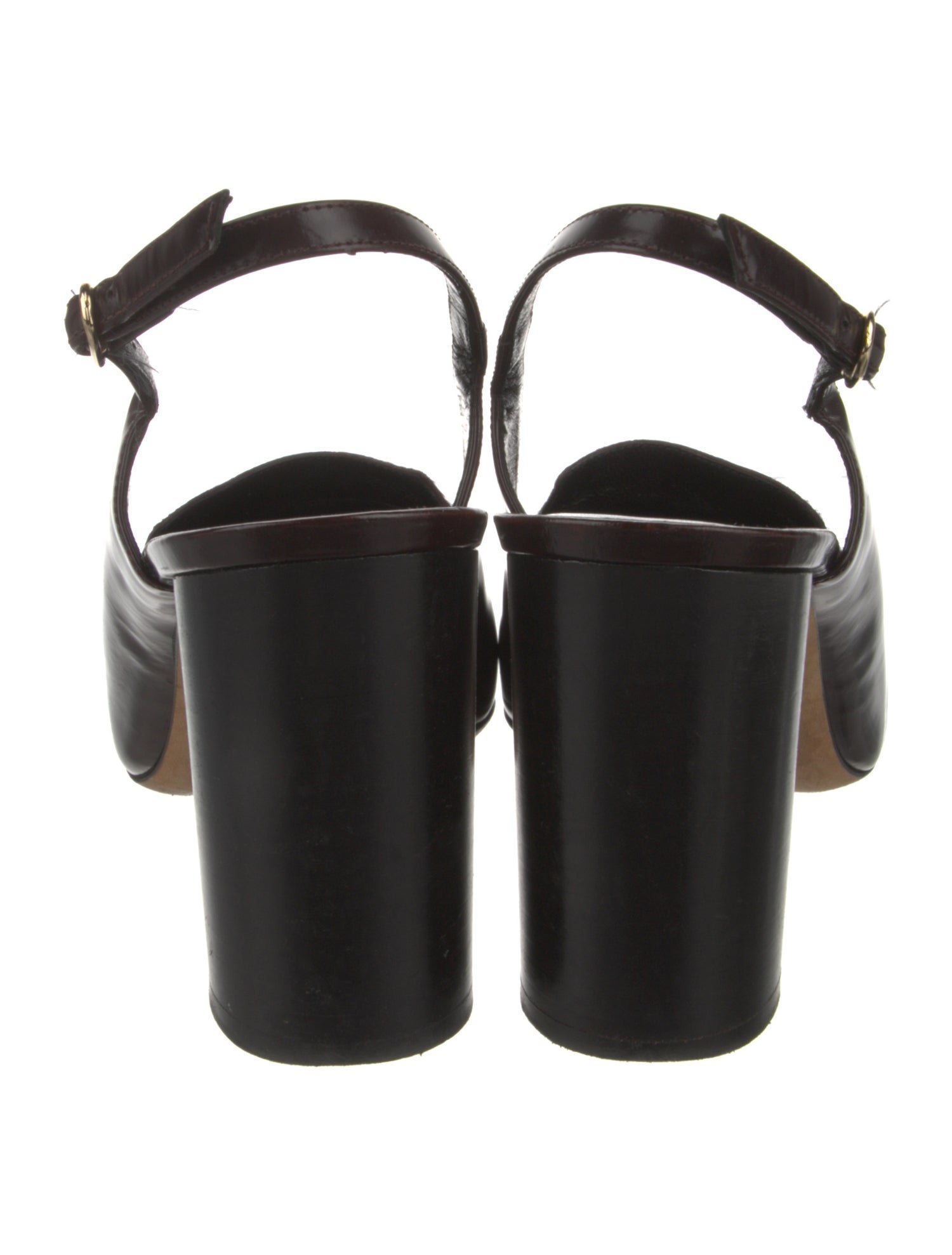 Paul Smith Leather Studded Accents Slingback Pumps