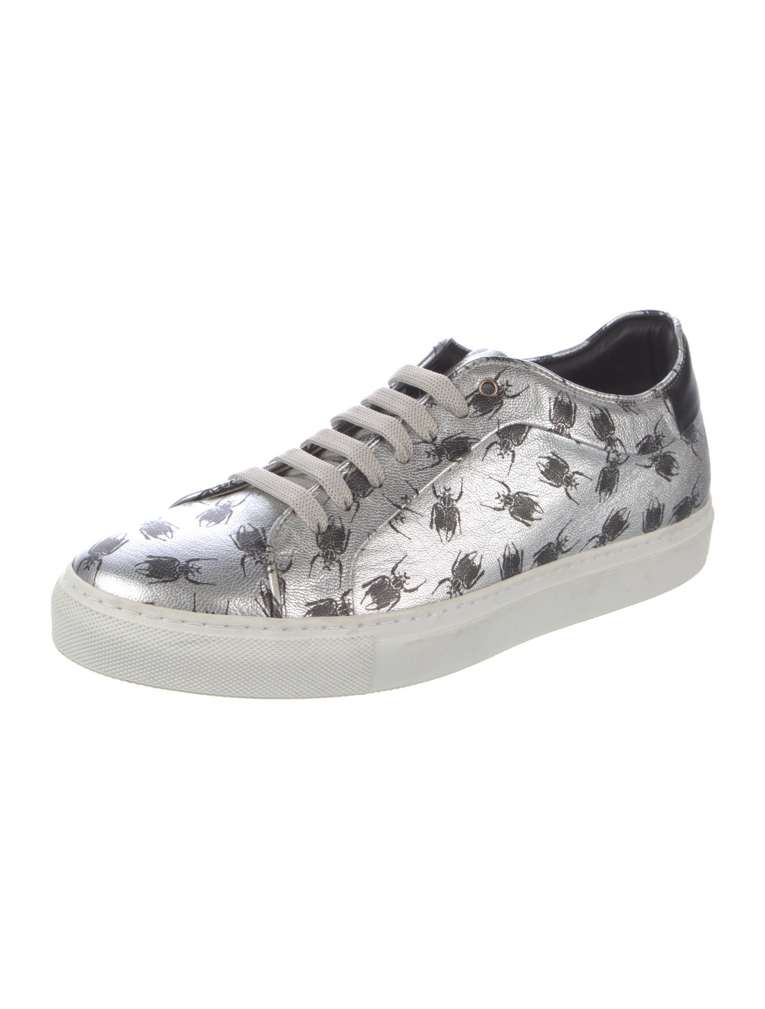 Paul Smith Leather Printed Sneakers