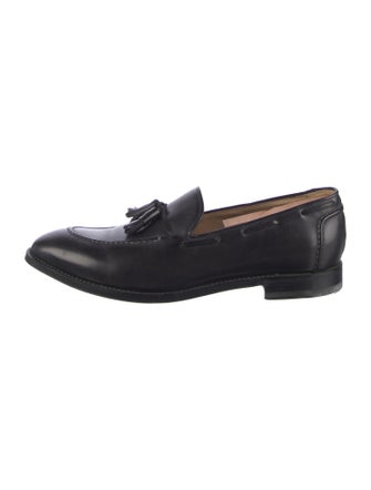 Paul Smith Leather Tassel Accents Dress Loafers