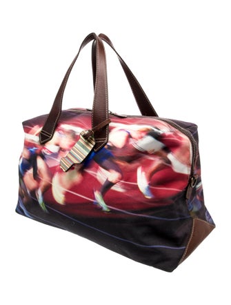 Paul Smith Leather Weekender Bag