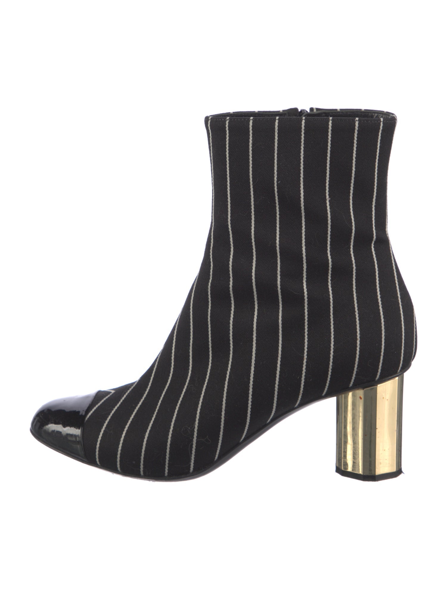 Marco De Vincenzo Striped Sock Boots