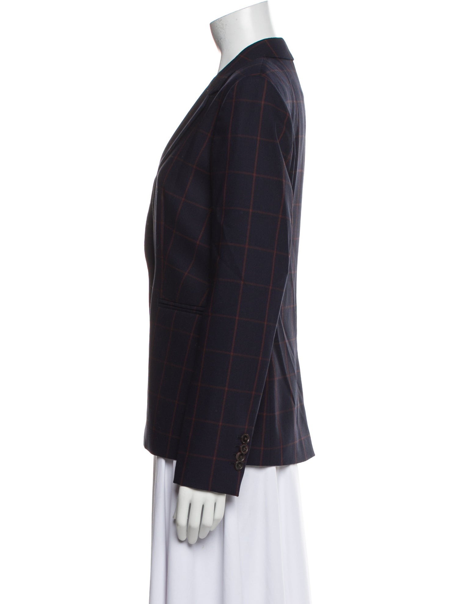 Paul Smith Wool Plaid Print Blazer w/ Tags