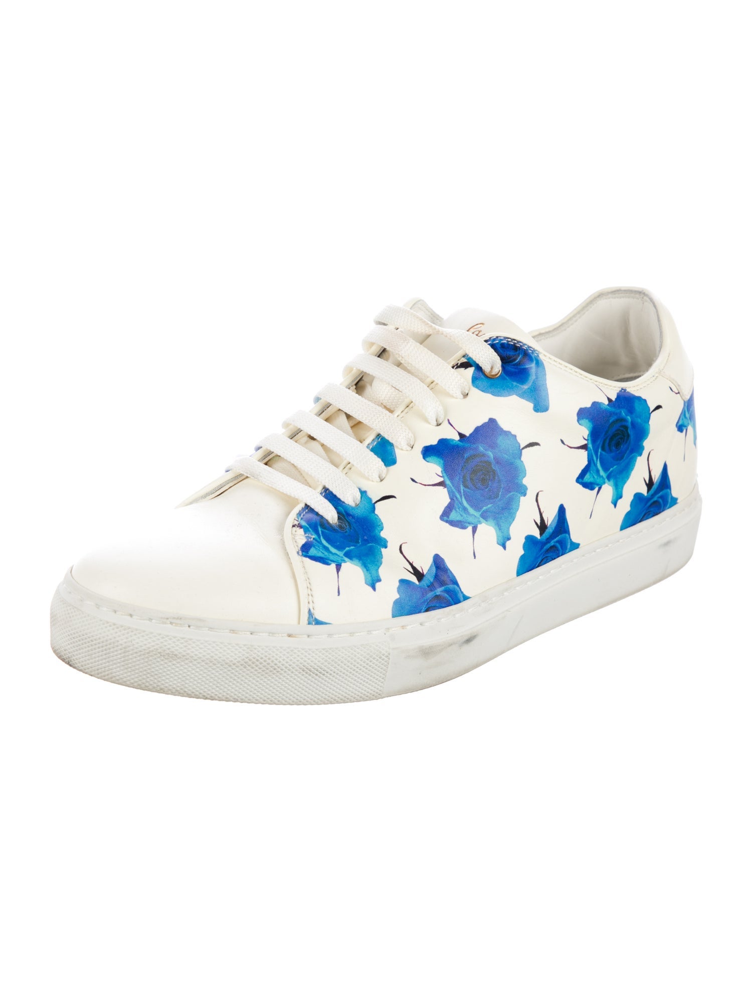 Paul Smith Leather Printed Sneakers