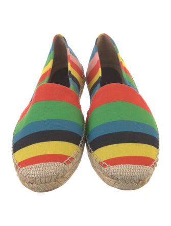 Paul Smith Canvas Colorblock Pattern Espadrilles